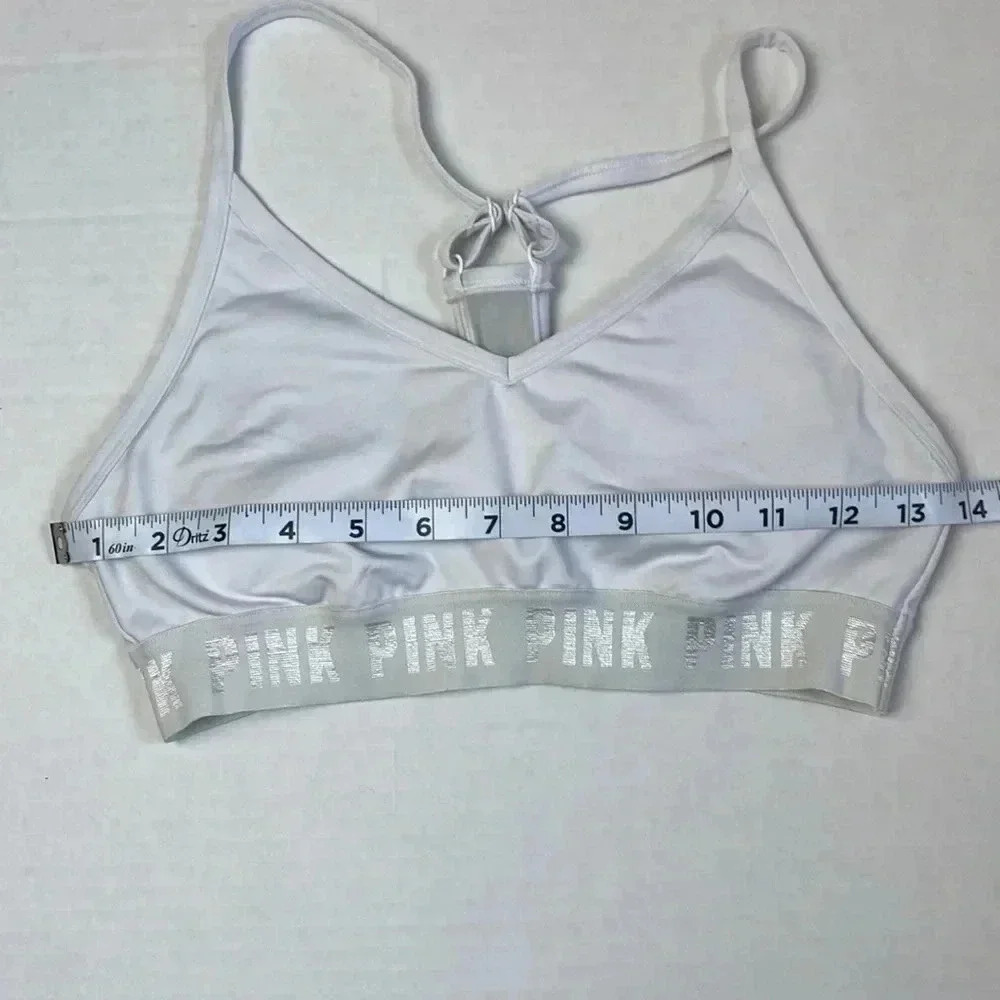 Pink Racerback light impact Sports Bra - Picture 6 of 7